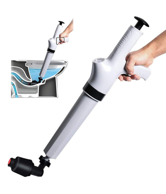 Sturalavandino Ad Aria Compressa Pistone Alta Pressione Scarico Lavandino Wc         