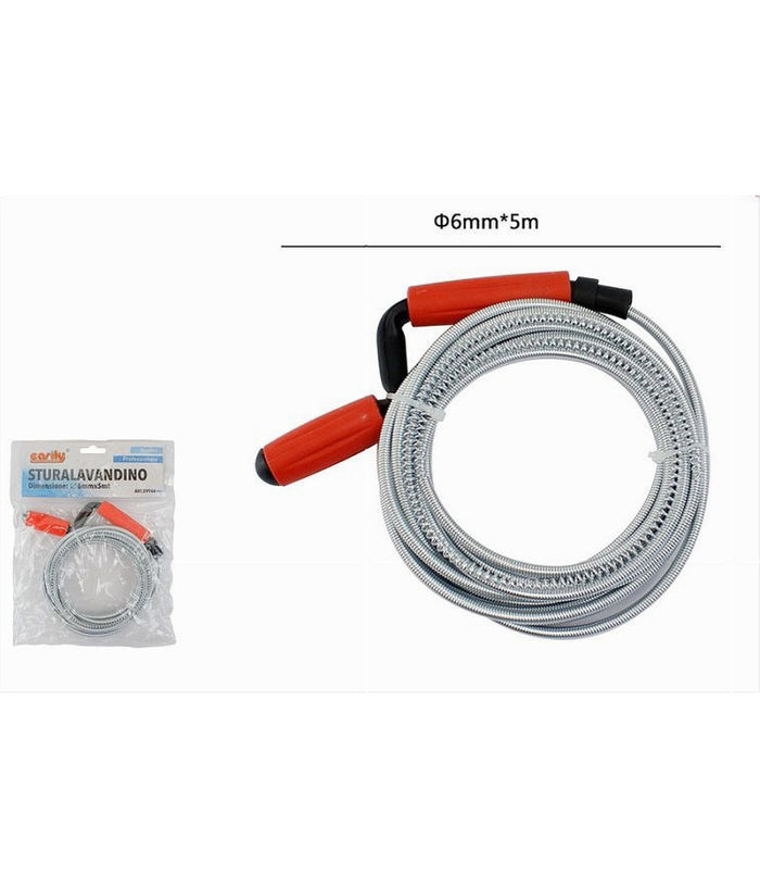 Sturalavandino Molla Stura Tubi Scarichi Spirale Disintasare Tubi à¸6mmx5mt 59944         