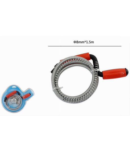 Sturalavandino Molla Sturatubi Scarichi Spirale Per Disintasare Tubi 1.5mt 59946         