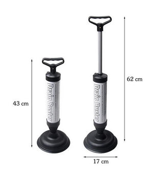 Sturalavandino Scarichi E Wc A Pompa Manuale Sturatubi A Pressione Drain Buster         