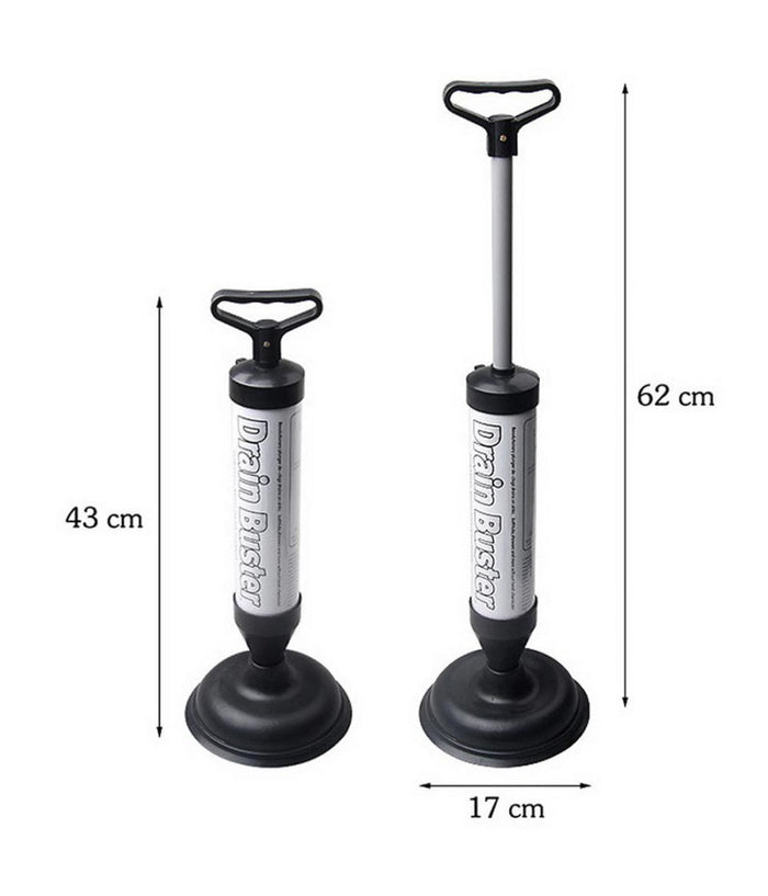 Sturalavandino Scarichi E Wc A Pompa Manuale Sturatubi A Pressione Drain Buster         