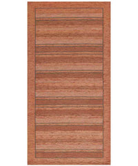 Tappeto STYLE ARANCIO moderno a righe, passatoia cucina multiuso lavabile antiscivolo cm.55x280