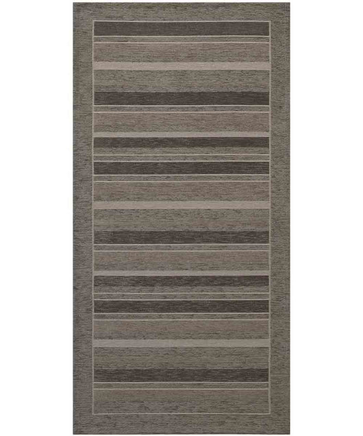 Tappeto STYLE FANGO moderno a righe, tappetino multiuso lavabile antiscivolo cm.55x80