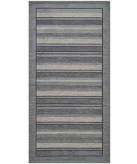 Tappeto STYLE GRIGIO moderno a righe, passatoia cucina multiuso lavabile antiscivolo cm.55x140
