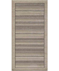 Tappeto STYLE TORTORA moderno a righe, tappetino multiuso lavabile antiscivolo cm.55x80