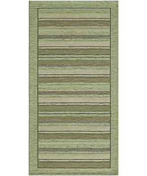 Tappeto STYLE VERDE moderno a righe, passatoia cucina multiuso lavabile antiscivolo cm.55x280