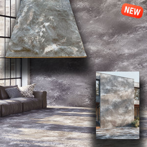 CAPPOTTO esterno - interno  isolante in STYROFOAM 3D da 2cm con sabbiatura e malta 120x50cm ANTICO CEMENTO