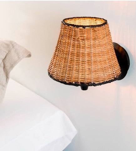 SUMBA, Applique in Rattan per Interni, Faro Barcelona