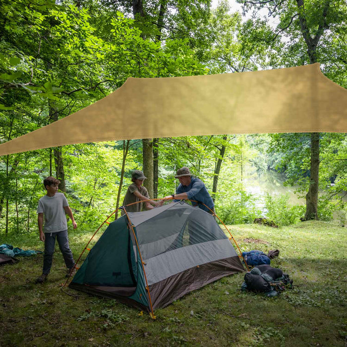 San Miguel - Vela ombreggiante rettangolare 360x280 cm in PE 180g/m²