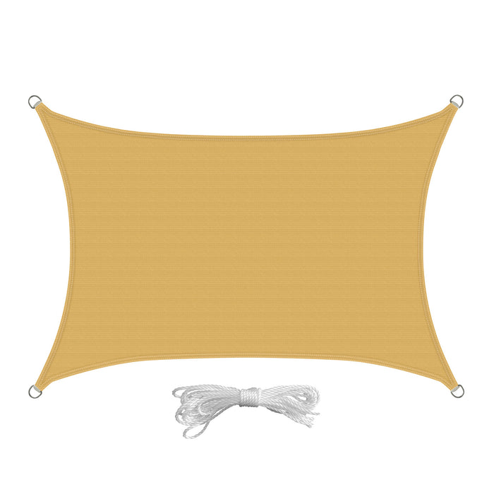 San Miguel - Vela ombreggiante rettangolare 360x280 cm in PE 180g/m²