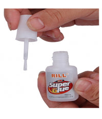 Super Colla 8gr Adesivo Istantaneo Universale Cianoacrilato Tubetto Gomma         