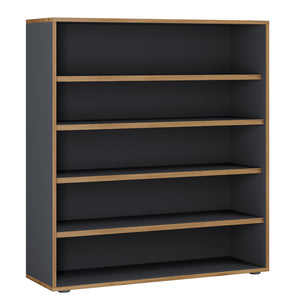 Super Scarpiera Legno H110 L100 P33 cm Armadio Porta Scarpe Salvaspazio con Ripiani Regolabili Colore Antracite