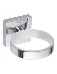 BETA porta asciugacapelli da parete in ottone cromato 8cmx5,5cmx10 cm