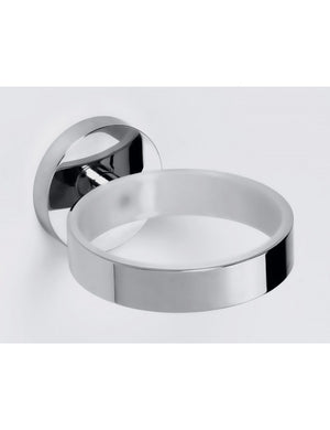 Porta asciugacapelli a parete OMEGA ottone cromato 8x5,5x10cm