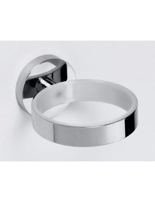 Porta asciugacapelli a parete OMEGA ottone cromato 8x5,5x10cm