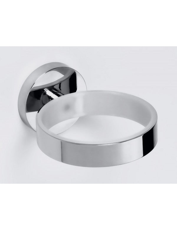 Porta asciugacapelli a parete OMEGA ottone cromato 8x5,5x10cm