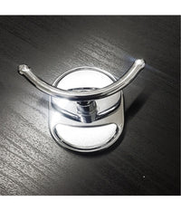 Supporto Appendino Doppio Asciugamano Accappatoio Acciaio A Parete Arredo Bagno         