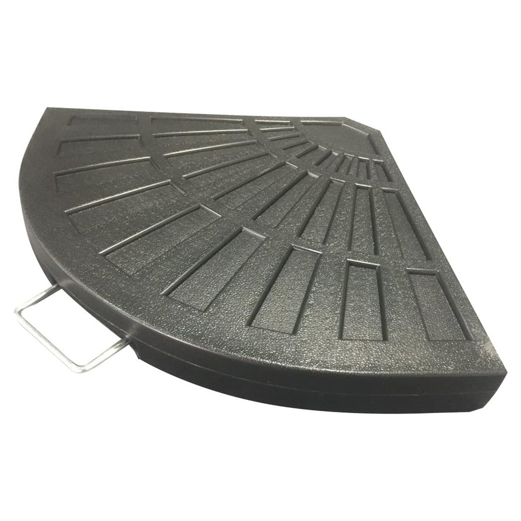 Trade Shop - Supporto Base Per Ombrellone Peso Piede D'appoggio Con Maniglia Metallo Nero 020701 -        