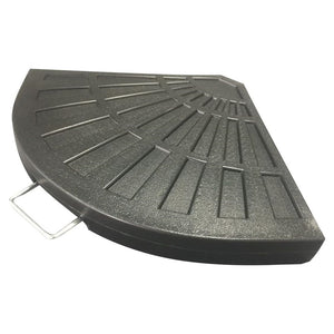 Trade Shop - Supporto Base Per Ombrellone Peso Piede D'appoggio Con Maniglia Metallo Nero 020701 -        