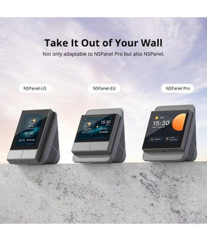 Supporto Da Tavolo Adatto Per Nspanel E Nspanel Pro Sonoff Colore Grigio Standb         