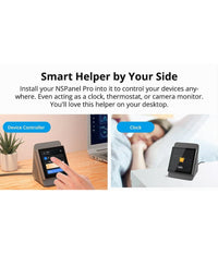 Supporto Da Tavolo Adatto Per Nspanel E Nspanel Pro Sonoff Colore Grigio Standb         