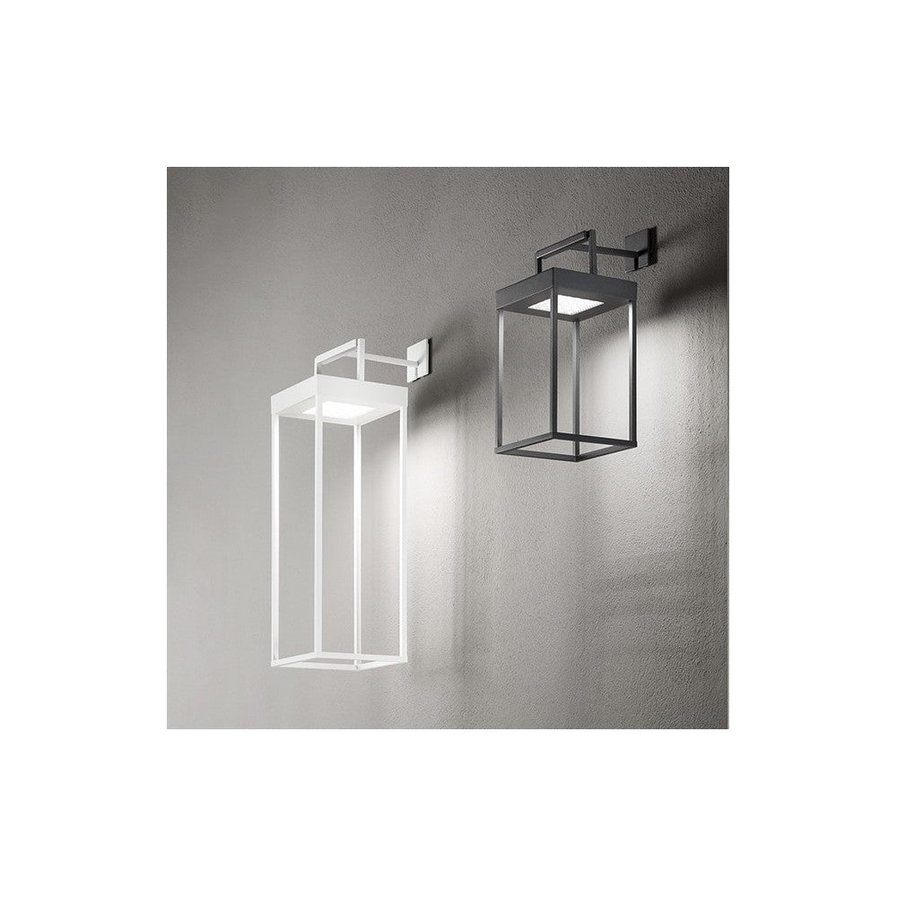 Supporto in metallo Bianco opaco per trasformare CAGE in applique a parete