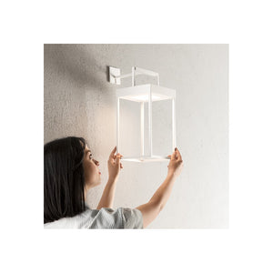 Supporto in metallo Grigio Scuro per trasformare CAGE in applique a parete