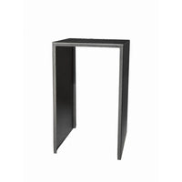 Supporto in Metallo per Piante Wanda Cm 30 X 30 X 40 H Nero Tecnokit