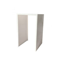 Supporto in Metallo per Piante Wanda Cm 30 X 30 X 70 H Bianco Tecnokit