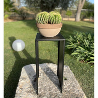 Supporto in Metallo per Piante Wanda Cm 30 X 30 X 70 H Nero Tecnokit