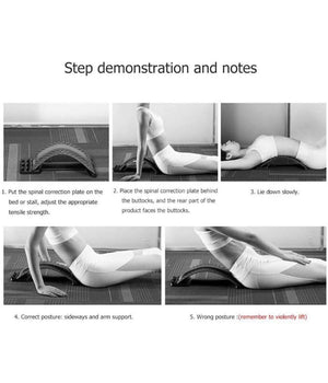 Supporto Massaggiatore Per La Schiena Waist Stretch Supporto Lombare Regolabile         