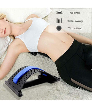 Supporto Massaggiatore Per La Schiena Waist Stretch Supporto Lombare Regolabile         