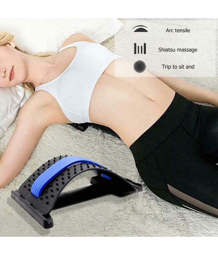 Supporto Massaggiatore Per La Schiena Waist Stretch Supporto Lombare Regolabile         