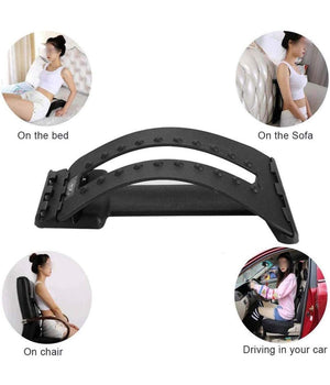 Supporto Massaggiatore Per La Schiena Waist Stretch Supporto Lombare Regolabile         