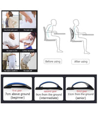 Supporto Massaggiatore Per La Schiena Waist Stretch Supporto Lombare Regolabile         