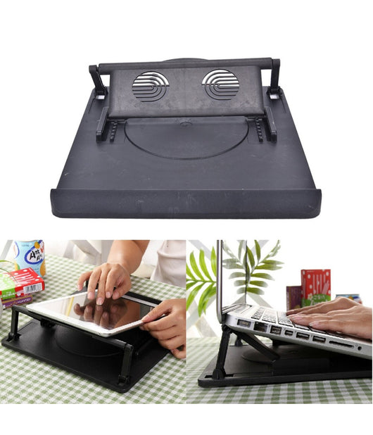 Supporto Notebook Girevole 360°  Base Raffreddamento Pc Dissipatore         
