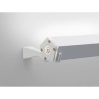 Pencil supporto parete orizzontale Zafferano - Trasforma Pencil in applique da parete per interni ed esterni Bianco