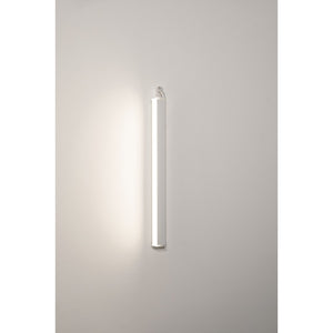 Pencil supporto parete verticale Zafferano - Accessorio applique con rotazione 360 gradi Bianco