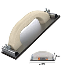 Supporto Per Carta Vetrata Smerigliatrice Levigatrice Manuale A Mano 23x8cm         