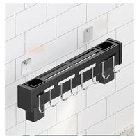Trade Shop - Supporto Per Coltelli In Acciaio Multifunzionale A Parete Mensola Da Cucina 50 Cm -