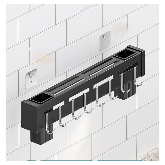 Trade Shop - Supporto Per Coltelli In Acciaio Multifunzionale A Parete Mensola Da Cucina 50 Cm -
