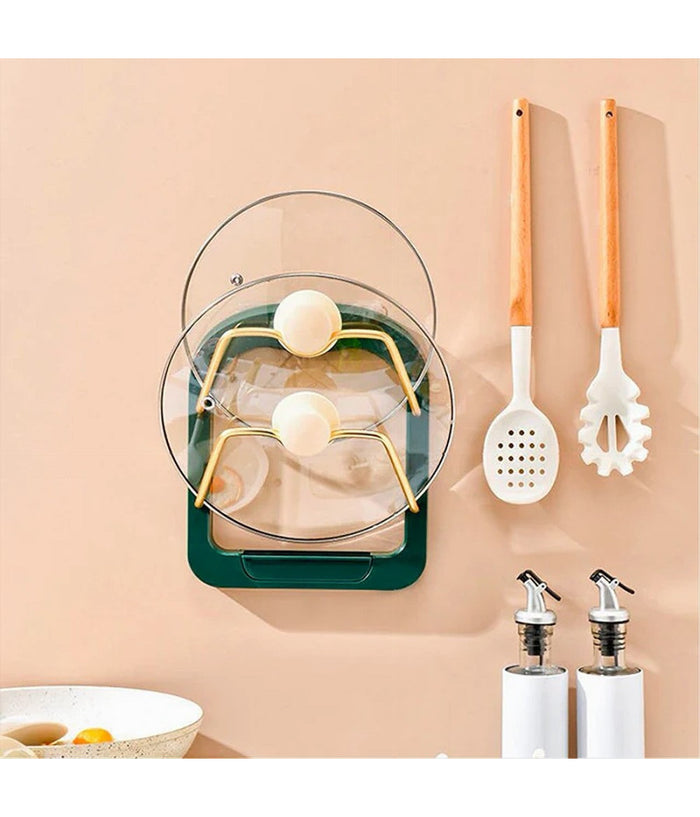 Supporto Per Coperchio Pentola Mestoli A Parete Utensili Cucina Salvaspazio         