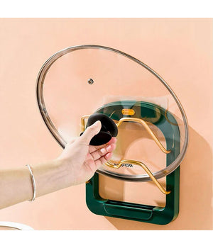 Supporto Per Coperchio Pentola Mestoli A Parete Utensili Cucina Salvaspazio         