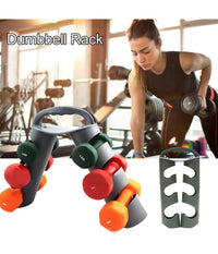 Supporto Per Manubri Pesi A 3 Livelli Compatto Pieghevole Per Casa O Palestra         