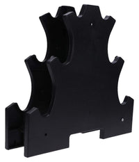 Supporto Per Manubri Pesi A 3 Livelli Per Accessori Fitness Palestra Casa Nero         