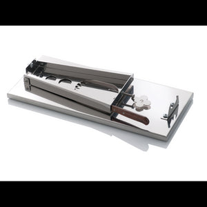 Supporto per prosciutto pieghevole ZEN – acciaio inox con coltello incluso