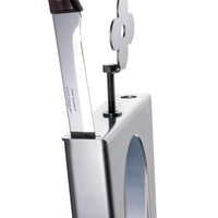 Supporto per prosciutto pieghevole ZEN – acciaio inox con coltello incluso