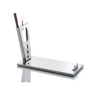 Supporto per prosciutto pieghevole ZEN – acciaio inox con coltello incluso
