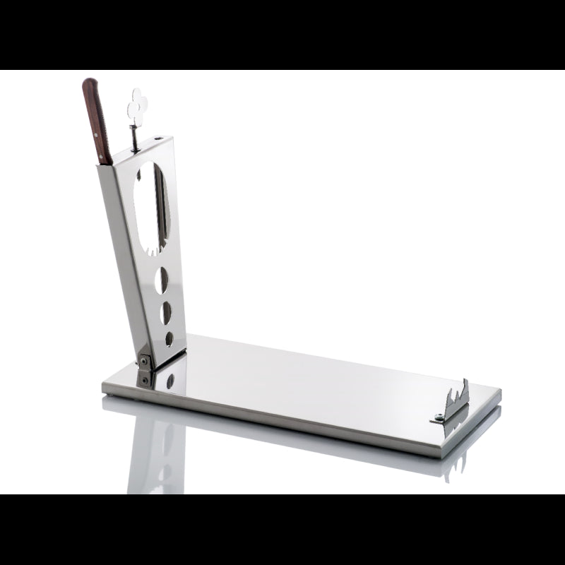 Supporto per prosciutto pieghevole ZEN – acciaio inox con coltello incluso