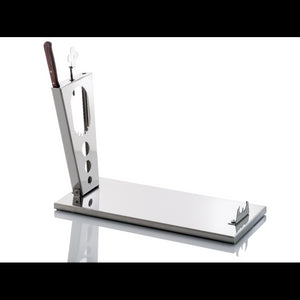 Supporto per prosciutto pieghevole ZEN – acciaio inox con coltello incluso